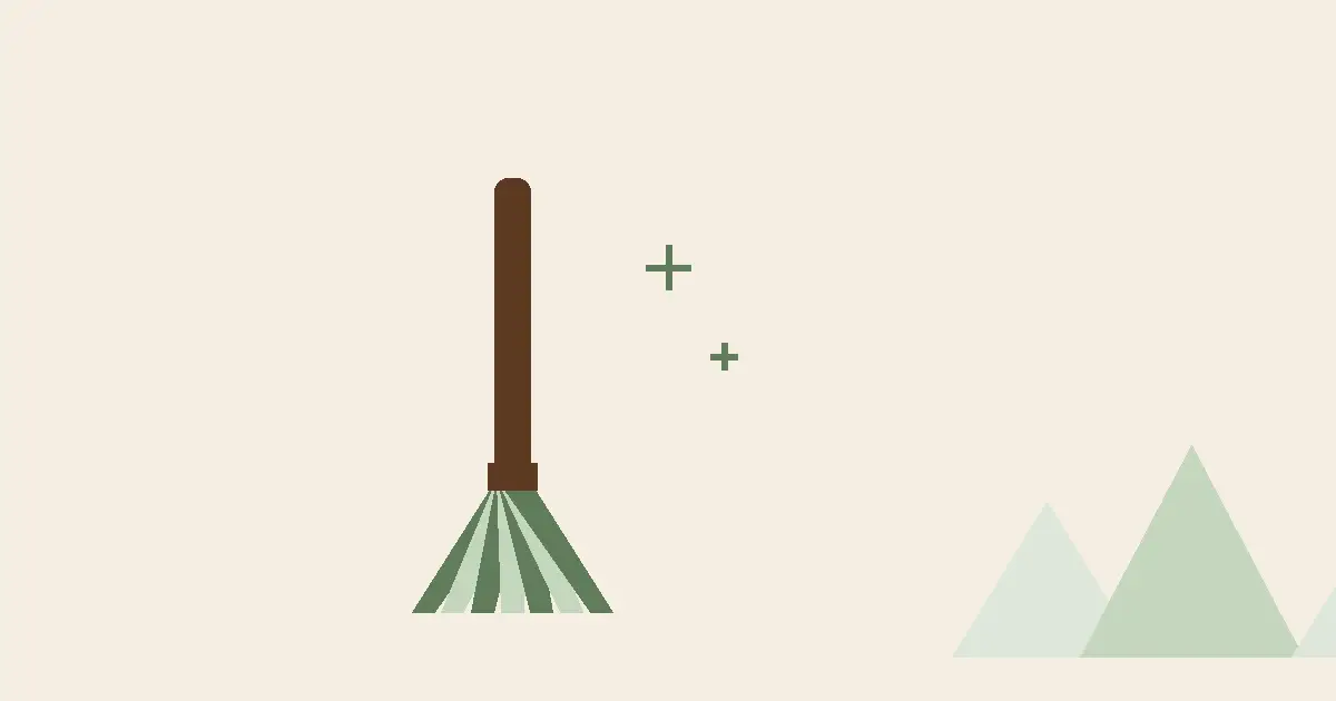 Cleaning and turnover tools illustration