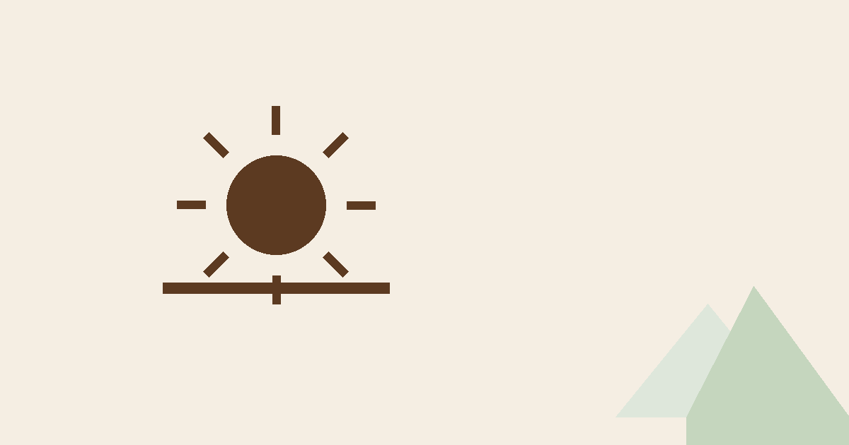 Staging for golden hour illustration